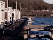 Ruston Way fishing dock in Tacoma WA